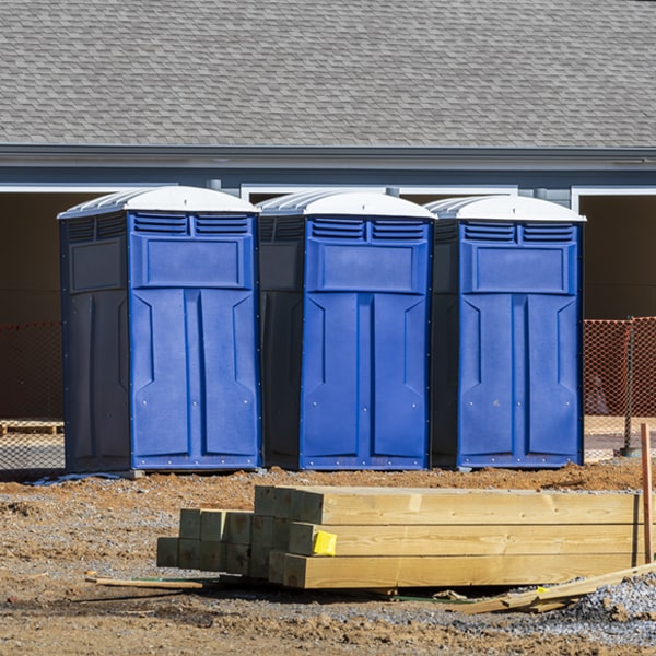 what is the cost difference between standard and deluxe portable restroom rentals in Benedict Nebraska